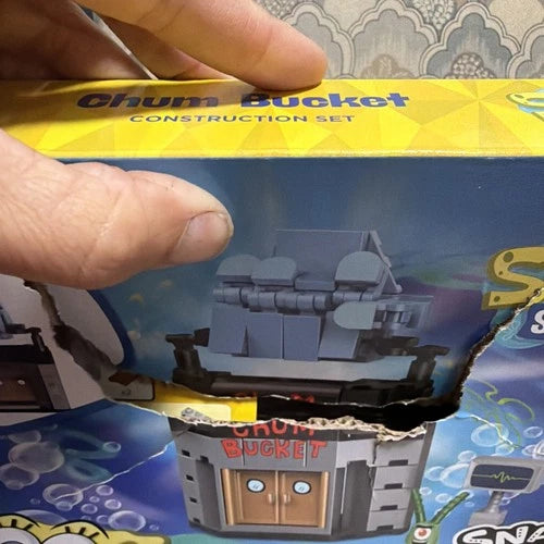 Spongebob Squarepants Chum Bucket Construction Set 75 Pieces discounted