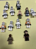 Authentic LEGO Minifigure Star Wars Figures Lot Clone Trooper And More