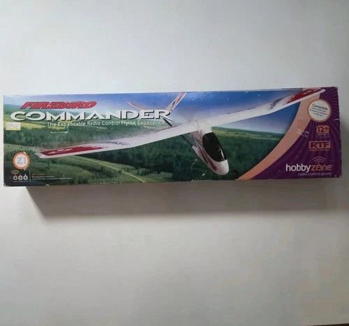 Vintage HobbyZone Firebird Commander HBZ2500 RTF 42in RC Airplane Open Box NOS