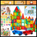 100PCS Magnetic Building Tiles Set - STEM Educational Toy for Kids, Creative Pla
