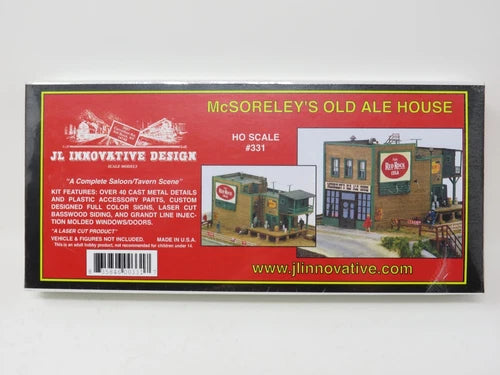 JL Innovative HO 331 McSoreley's Old Ale House Restaurant Bar Building Kit