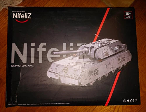Nifeliz Tiger I Tank 1895pcs MOC Building Blocks Set 16+ NF10123