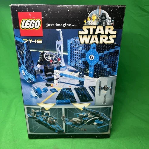 Vintage 2001 Lego Star Wars Tie Fighter 7146 Building Toy 169 Pc Factory Sealed