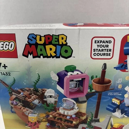 LEGO Super Mario Dorrie's Sunken Shipwreck Adventure Expansion Set 71432 NIB