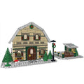 House and Barn MOC Building for Winter Village Series 746 Pcs
