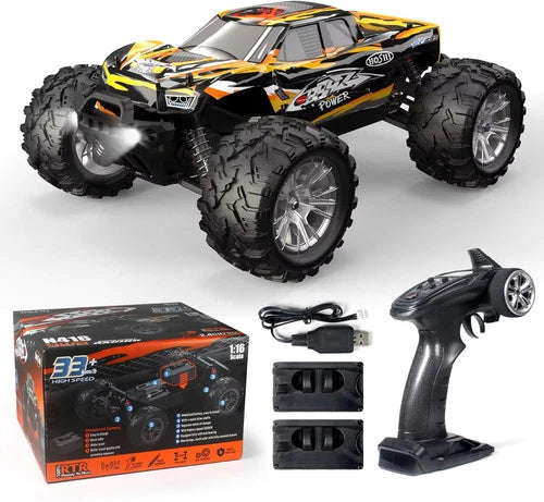 2x Battery RC Car N416 1/16 High Speed Truck 4WD 36KM/H Supersonic Monster Truck