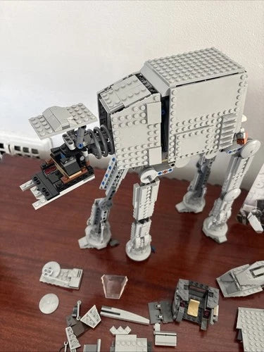 LEGO Star Wars Mixed Lot AT-AT TIE Fighter Incomplete Parts AS-IS