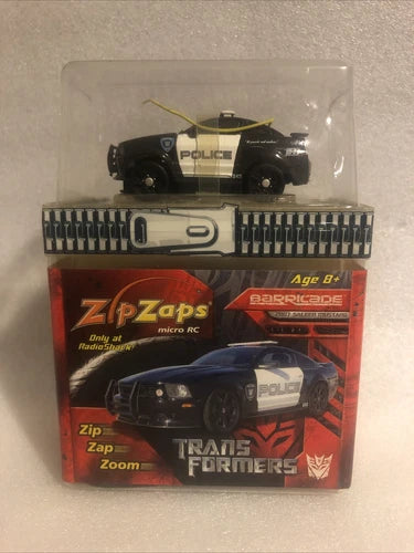 TRANSFORMERS \| ZIPZAP RC CAR - BARRICADE \| 2007 MUSTANG SALEEN \| NIB - SEALED!!