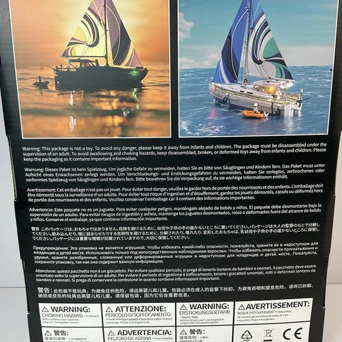 La Brisa The Sailboat 1640 pcs Model #F9074-Building Set w/LED Lights-Technic