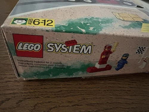 LEGO 1821 Rally Racers 1996 Vintage Town Set Box 3 Minifigs + Bonus Figure