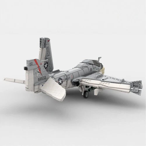 MOC-130722 A-6E Intruder fighter plane building blocks Toys Birthday Gift set
