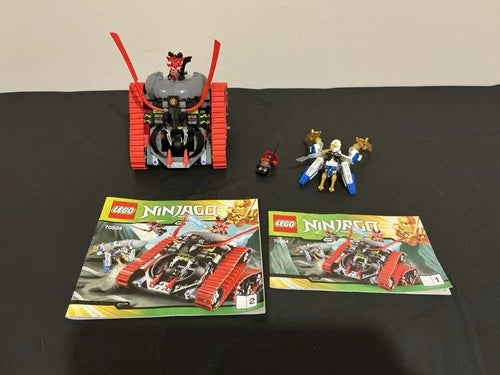 MEOW Ninjago Garmatron 70504 The Final Battle Set w/ All 3 Minifigures & Manuals