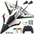 DEERC 4CH RC Plane, Remote Control Z65 Hobby Airplane with LED Lights