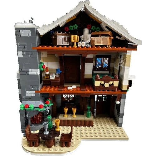 Winter Village: Mediaval Tarvern Chalet 1115 Pieces Medieval Scene Construction