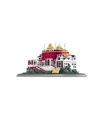 Wange Original Authentic Potala Palace Tibet 1464PCS Building Block Set 6217