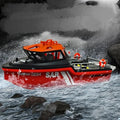 RC Jet Boat Remote Control Boat Port Tugboat Watercraft 8km/h 1/12 Scale 2.4G...