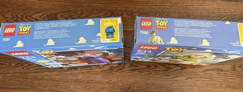 MEOW Toy Story Set Lot 7591 7592 Construct-a-Zurg & Construct-a-Buzz NEW SEALED