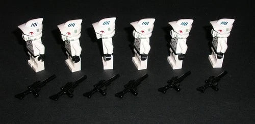 LEGO Star Wars CLONE ARF TROOPER Razor 91st Recon Corp Lot of 6 Minifigs 7913