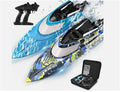 RC Boat, 2 Packs 12 Inch Fast Speed RC Boat 30 KPH with a Portable Suitcase