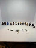 LEGO Star Wars Minifigure Lot 13pc Chewbacca Grievous Ewok Jawa C-3PO Genuine