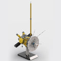 Space Cassini Huygens Probe Model with Base 2096 Parts Building Blocks Set