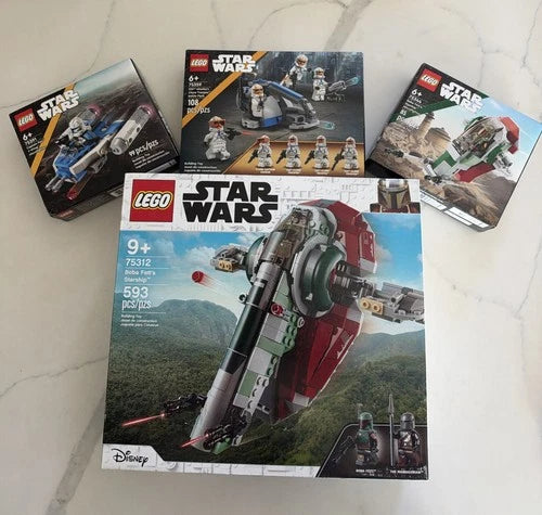 MEOW Star Wars SETS (75312) (75359) (75344) & (75391) Lot of 4