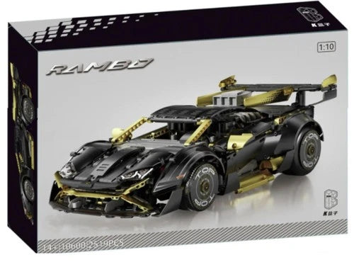 1/10 Scale Lamborghini Huracán RC MOTORIZED Technic Building Blocks Set 2519 pcs