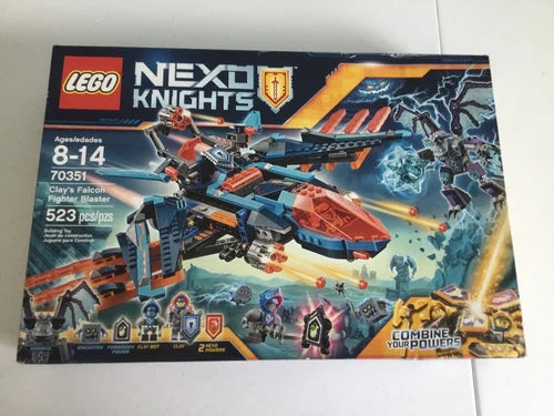 Lego Nexo Knights: Clay's Falcon Fighter Blaster - 70351 - Read Description
