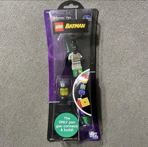 LEGO Pen Batman The Joker Connect & Build New In Package 2006