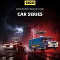 MOC Stranger Things Steve's Car WSQK Van Set 1060 PCS Building Block