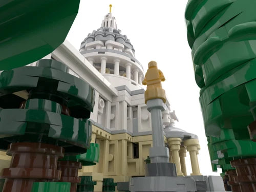 MOC-186434 St. Paul's Cathedral 1:800 scale building blocks Model gift