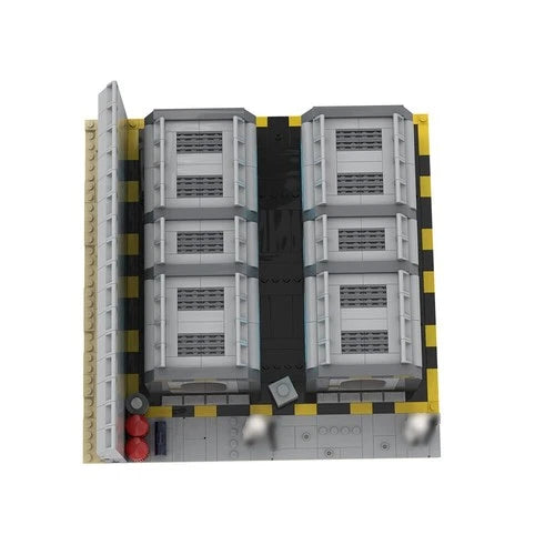 Base and Barracks Model from Movie Building Toys Set 695 Pieces MOC