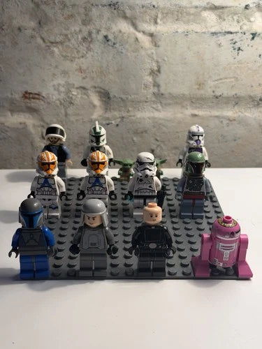 LEGO Star Wars Minifigure Lot w/ Boba Fett, Grogu and Droid Figures