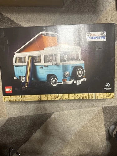 LEGO Icons: Volkswagen T2 Camper Van (10279). New in Sealed Creased Box. Retired