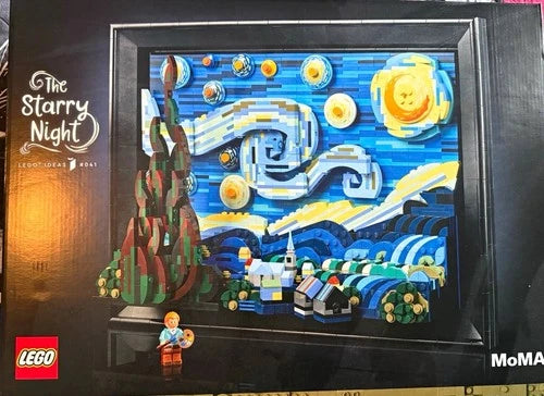 LEGO Ideas Vincent van Gogh The Starry Night 21333 2316pcs 18+ Stand