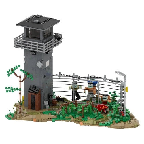 Modular Prison Building Toy Kits MOC Style TV Scene Brick 1189pcs DIY Collection