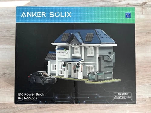 Anker Solix E10 Power Brick Building Block House - Lights Up - 1400pc - Pan Tasy
