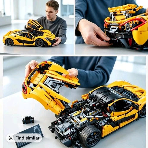 MEOW Custom Technic: McLaren P1 3893 Pcs 1:8 Scale (DESCRIPTION BELOW!)