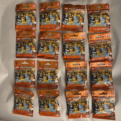 LEGO 71011 Series 15 Minifigures. Complete Set of 16 Sealed Packs. New.