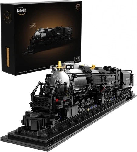 Articulated Steam Train Model Kit - 1,818 Pieces - Perfect Gift for Collectors