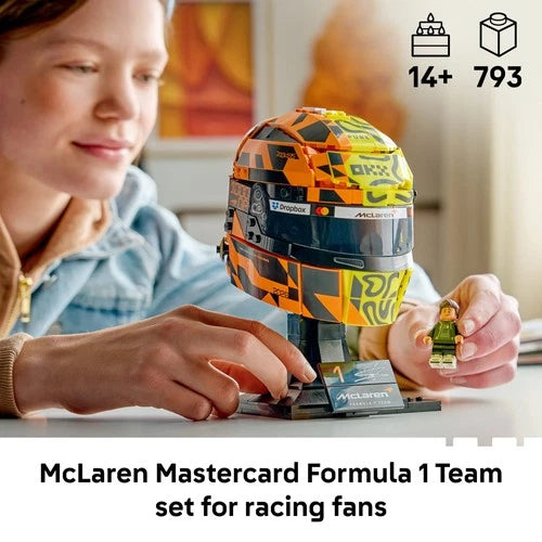 LEGO Editions McLaren F1 Team Lando Norris Helmet Building Set, 793 Pieces,