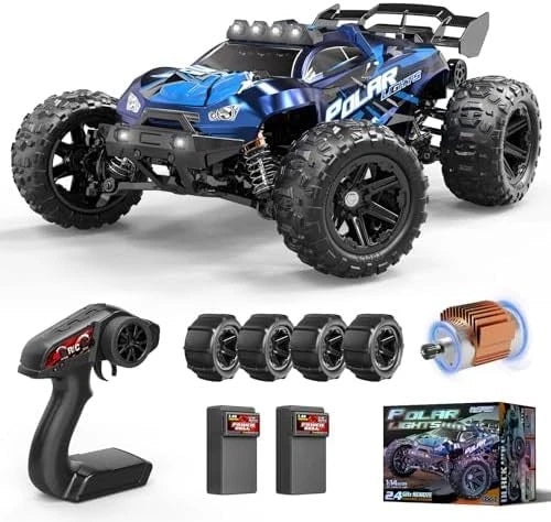 1/14 Brushless RC Cars for Adults Fast 60+ mph, RC Trucks 4x4 Offroad