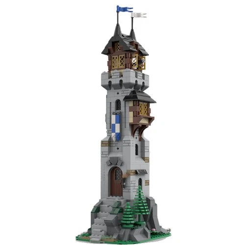 MOC-117200 MEDIEVA Tower Model for Castle Series Building Toys Set 681 Parts