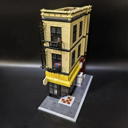 MOC Spider-Man Upgrade Deli Apartment of set 76311 Building Blocks 1211pcs