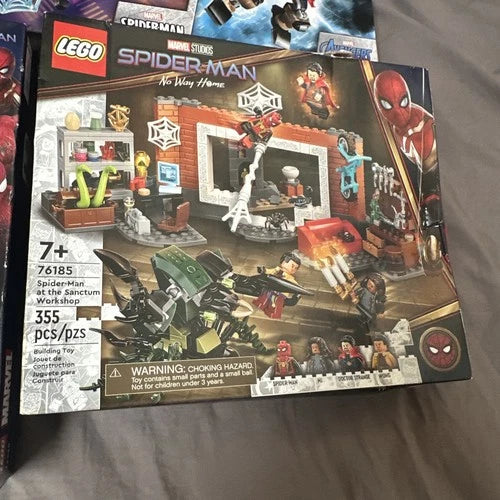 4 lego spiderman sets 66671 66635 76298 & 76185 Marvel Avengers