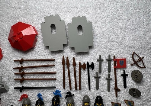 Lego Castle Vintage Sets Lot 6021 6035 6041 Incomplete Parts & Minifigs