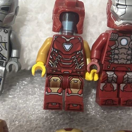 LEGO Marvel Iron Man 11 Minifigure Lot Mark 1, 5, 41, 43, 45, plus more. Vhtf
