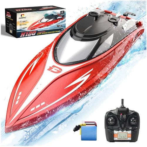 H120 RC Boat with Rechargeable Battery and Capsize Recovery