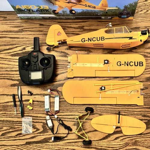 XK A160 RC Plane 5-Channel 2.4Ghz RC Aircraft with Brushless 2Battery RTF
