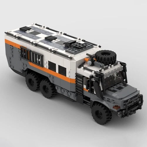 MOC-140755 Off-road Truck 6x6 with Full interior Military Vehicle Model